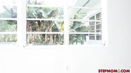 Rachel Starr fucking the young and handsome inexperienced boy from the neighborhood