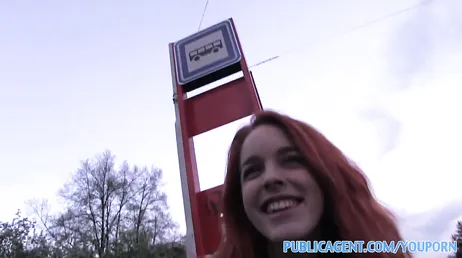 Die Schlampe Amarna Miller davon überzeugen, auf der Straße zu ficken