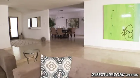 August Ames lets you cum on her feet after a great fuck