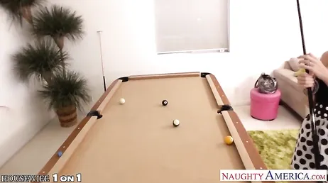 If I beat my sister-in-law at billiards I'll be able to fuck her in the ass