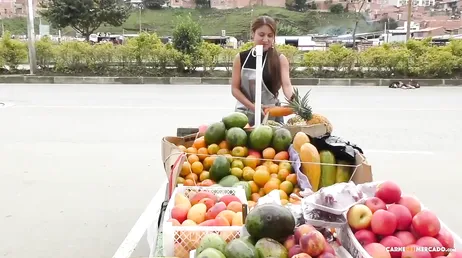 Wat een kont heeft de Colombiaanse Melissa Lujan, geweldig
