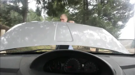 Her car breaks down and a stranger comes to help her...