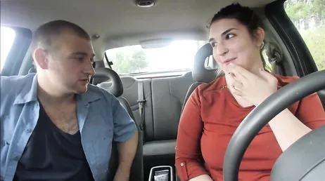 Her car breaks down and a stranger comes to help her...