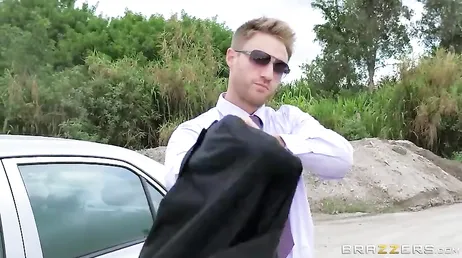 JoJo Kiss avoids a fine for fucking with this handsome police officer
