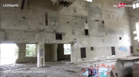 Having a good orgy with some sluts in an abandoned factory