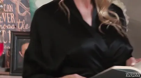 Alexis Fawx as always, sucking cocks with pleasure.