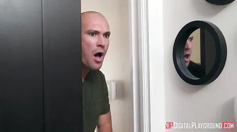 Oom en nichtje hebben een stevige neukbeurt onder de douche, geweldig!