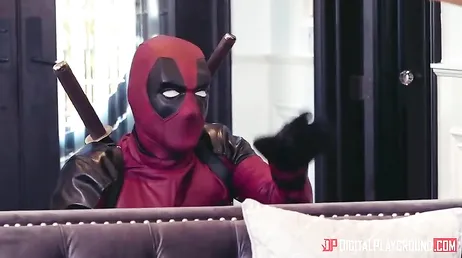 Deadpool XXX de pornoversie met de blonde Jessa Rhodes