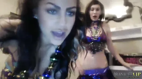 Two horny friends touching each other's pussies on webcam