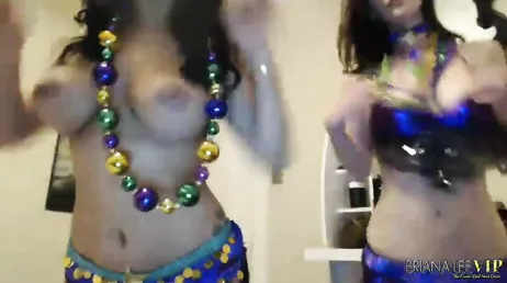 Two horny friends touching each other's pussies on webcam