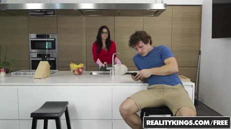 Wow, the new neighbor, she looks like a slut...
