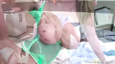 The doctor gives me an erection and lowers it by fucking me