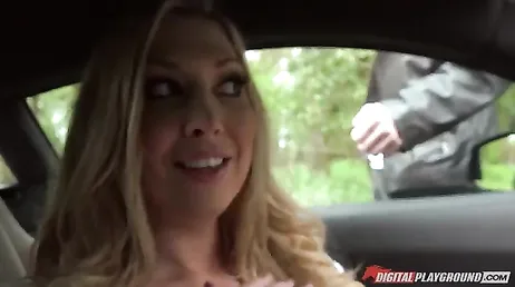 She meets a stranger, sucks him off from the car..