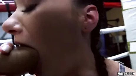 Boxer Gia Paige takes a time out to fuck..