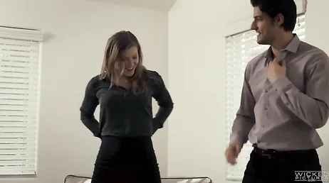 I spread my legs and my boyfriend already knows what he has to do.