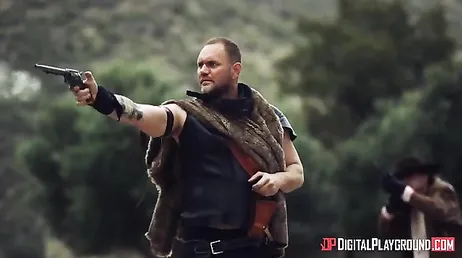 Canela Skin e Nacho Vidal scopano nel mezzo del vecchio west..
