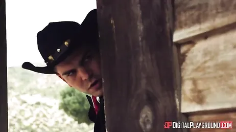 Canela Skin e Nacho Vidal scopano nel mezzo del vecchio west..