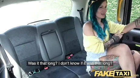 Sex i taxin, fan, jag vill bli en manlig taxichaufför...