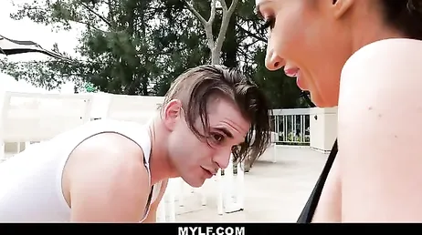 Wake up son, mom is up wanting cock!