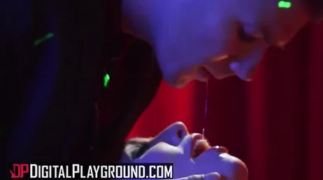 Lena Paul's strip show ends in an orgy with the clients