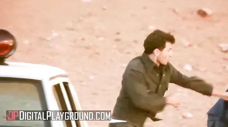 J'ai dû distraire le policier, peut-être que c'est devenu un peu incontrôlable...