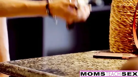Mom just never gets tired, she wants sex all the time, damn it...!!