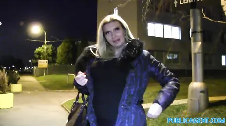 Il trouve un travesti dans la rue et lui propose beaucoup d'argent pour baiser