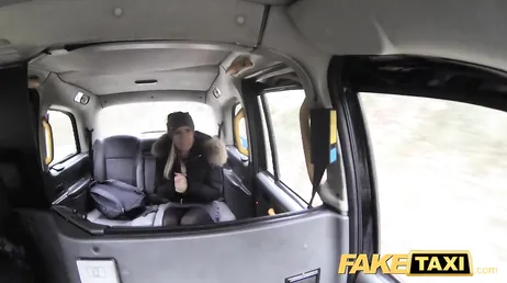 The veteran taxi driver puts his head between the client's legs