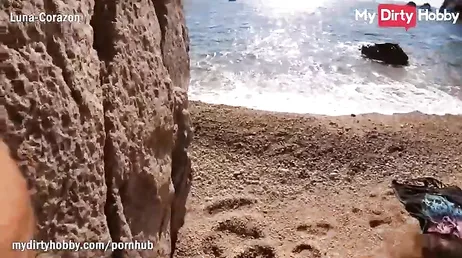 She sucks me off on the beach, she's a whore like no other, what a slut