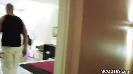 Very slutty brunette ends up with her tits full of hot semen