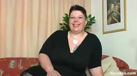 Fat German woman masturbates for us, what a slut
