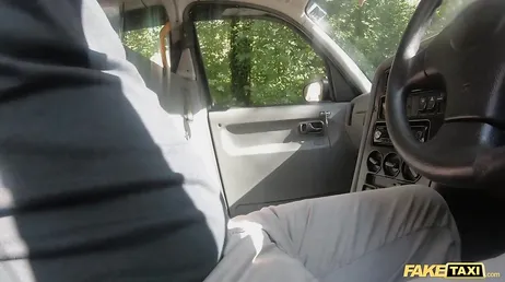 He sticks a cucumber in her ass, then he sticks his whole cock in.