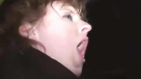 Mature Dutch woman gives joy to one of the workers.