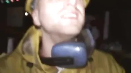 Mature Dutch woman gives joy to one of the workers.