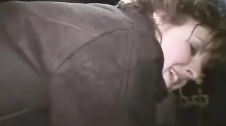 Mature Dutch woman gives joy to one of the workers.