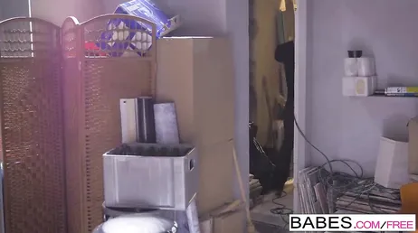 Sex with the secretary in the warehouse, a good fucking slut..