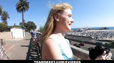 She likes surfing, and fucking with surfer boys too.