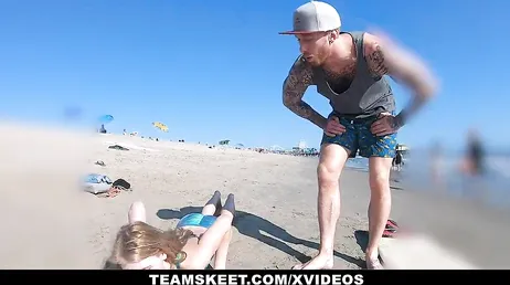 She likes surfing, and fucking with surfer boys too.