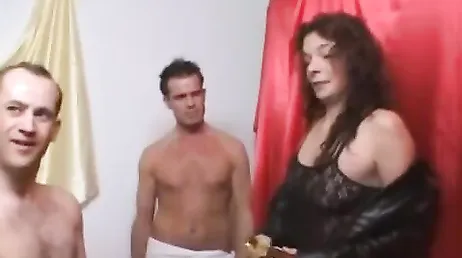 My son brings me a friend so they can fuck me both..