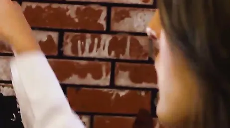 She meets the guy from the cafeteria to fuck really hard.