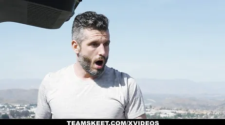 First they fuck in the shower, then they fuck hard on the couch