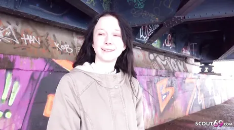 Come on, pretty girl, they're paying you to have sex, how nice!