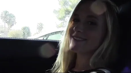 A stranger picks her up in the middle of the street and offers her money to fuck