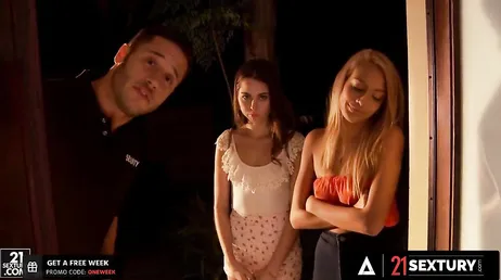 Riley Reid and Janice Griffith share a nice cock together!