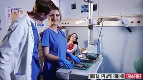 Zara DuRose geht zum Zahnarzt und am Ende steckt ein Schwanz in ihr, uff!