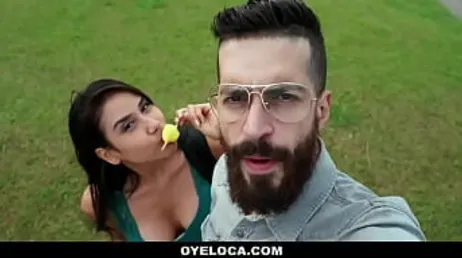 Very horny Latina is an expert in sucking cocks