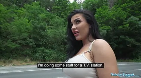 It's offering money for sex and look how she shows her tits.