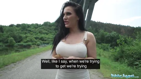 It's offering money for sex and look how she shows her tits.