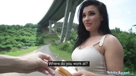 It's offering money for sex and look how she shows her tits.