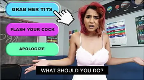 Roxie Sinner décide de sucer la bite de son nouveau professeur..